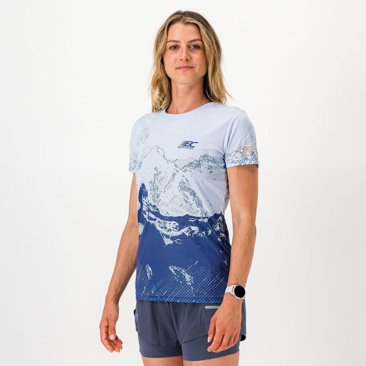 Lauf-Trail-T-Shirt Damen SummitRun 4/5