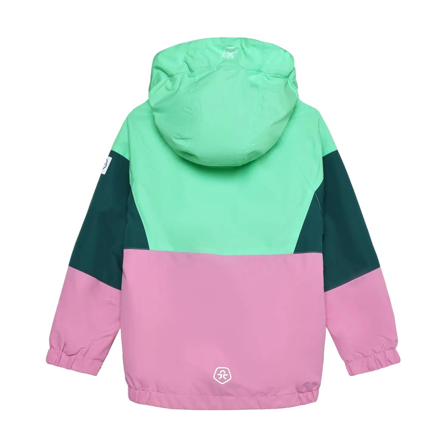 Regenjacke Colorblock Begonia Pink 2/4