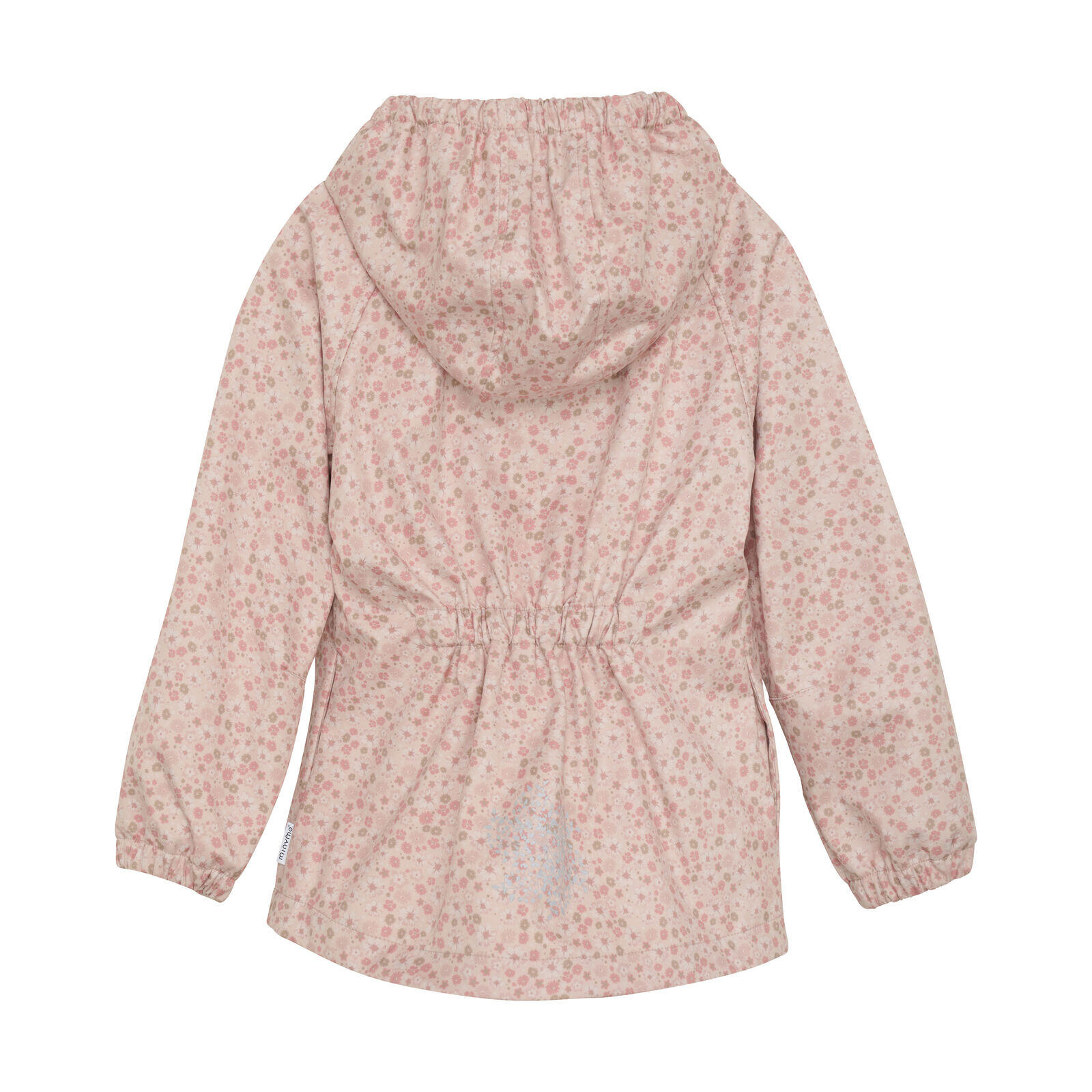 Giacca Softshell per bambina color pesca beige 2/5