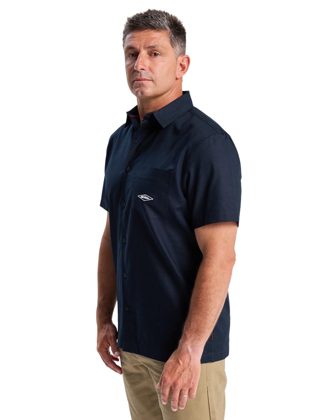Camisa de manga corta DIAMOND Negro Hombre 3/4