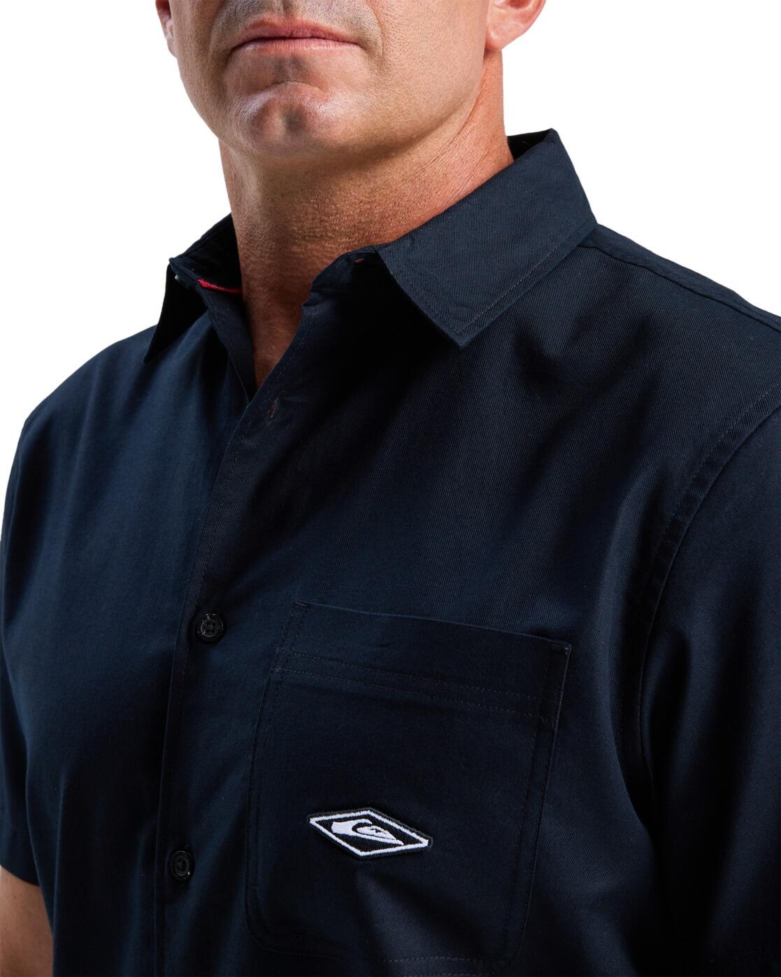 Camisa de manga corta DIAMOND Negro Hombre 4/4