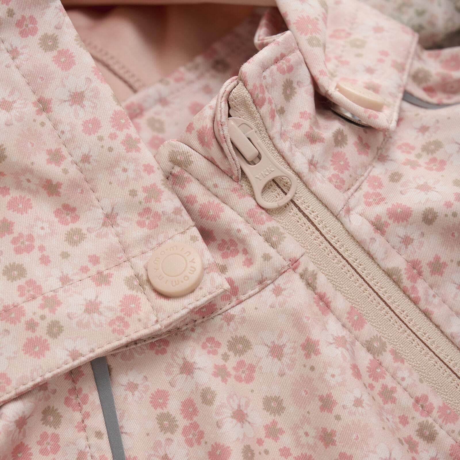 Giacca Softshell per bambina color pesca beige 4/5