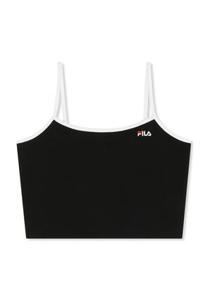 Débardeur court à fines bretelles Renella – Haut de sport femme – Coton