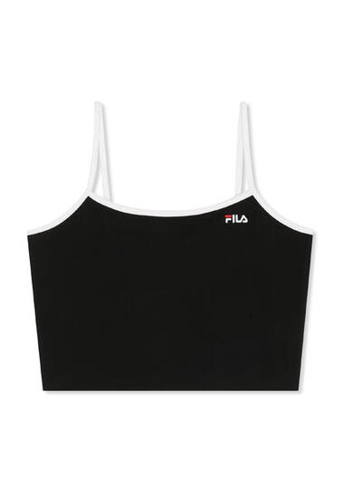 Débardeur court à fines bretelles Renella – Haut de sport femme – Coton