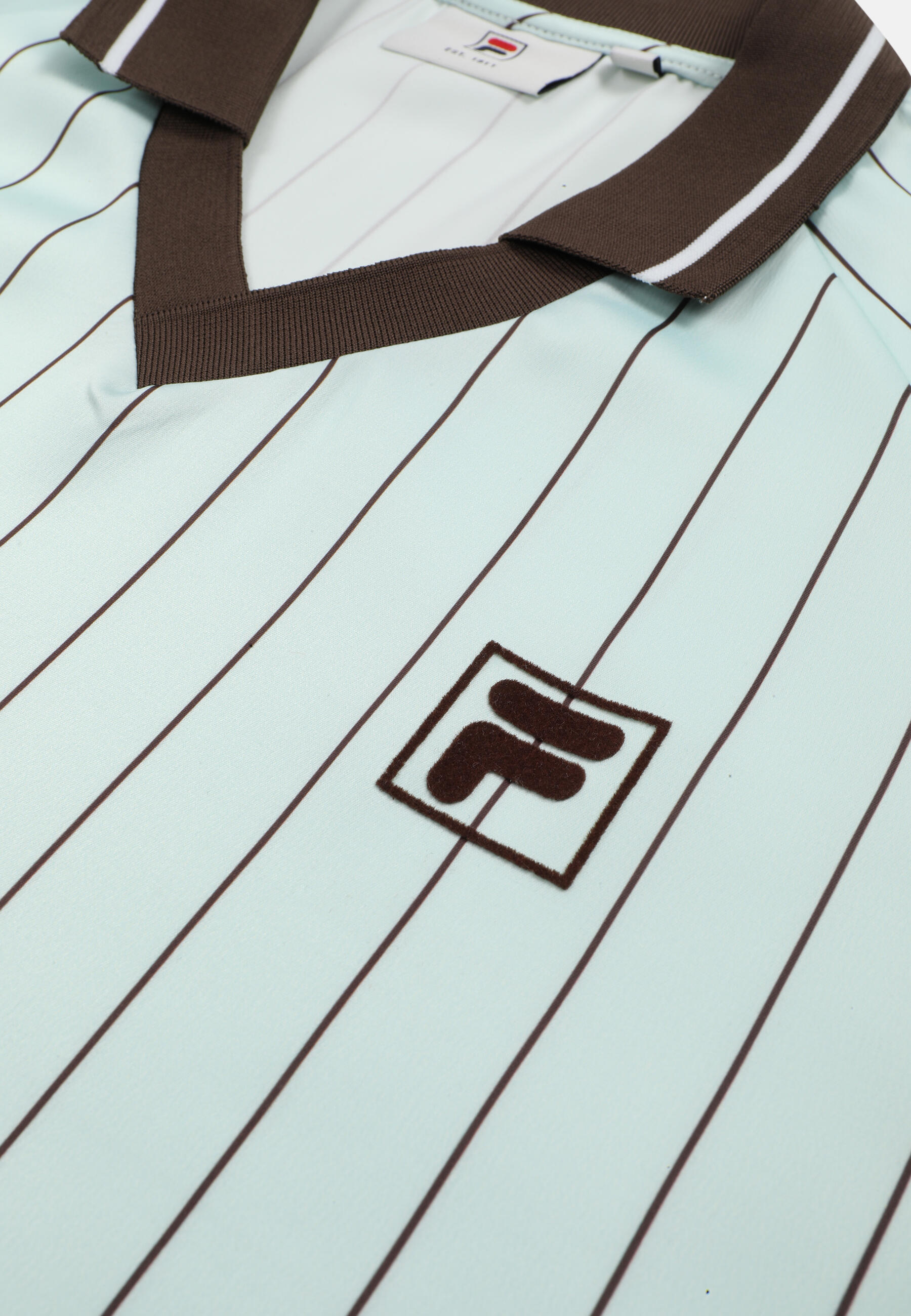 FILA Apparel COVERCIANO locker geschnittenes Satinhemd mit Nadelstreifen 3/3