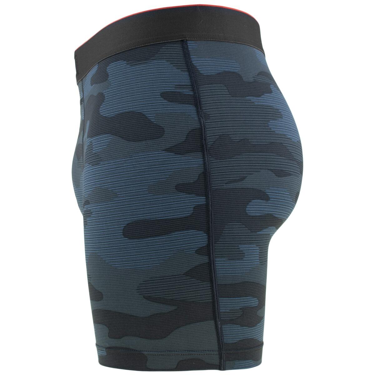 Multi-Sport Heren Multi Sport Mesh Microfiber Boxer Camo Zwart & Blauw 5/6