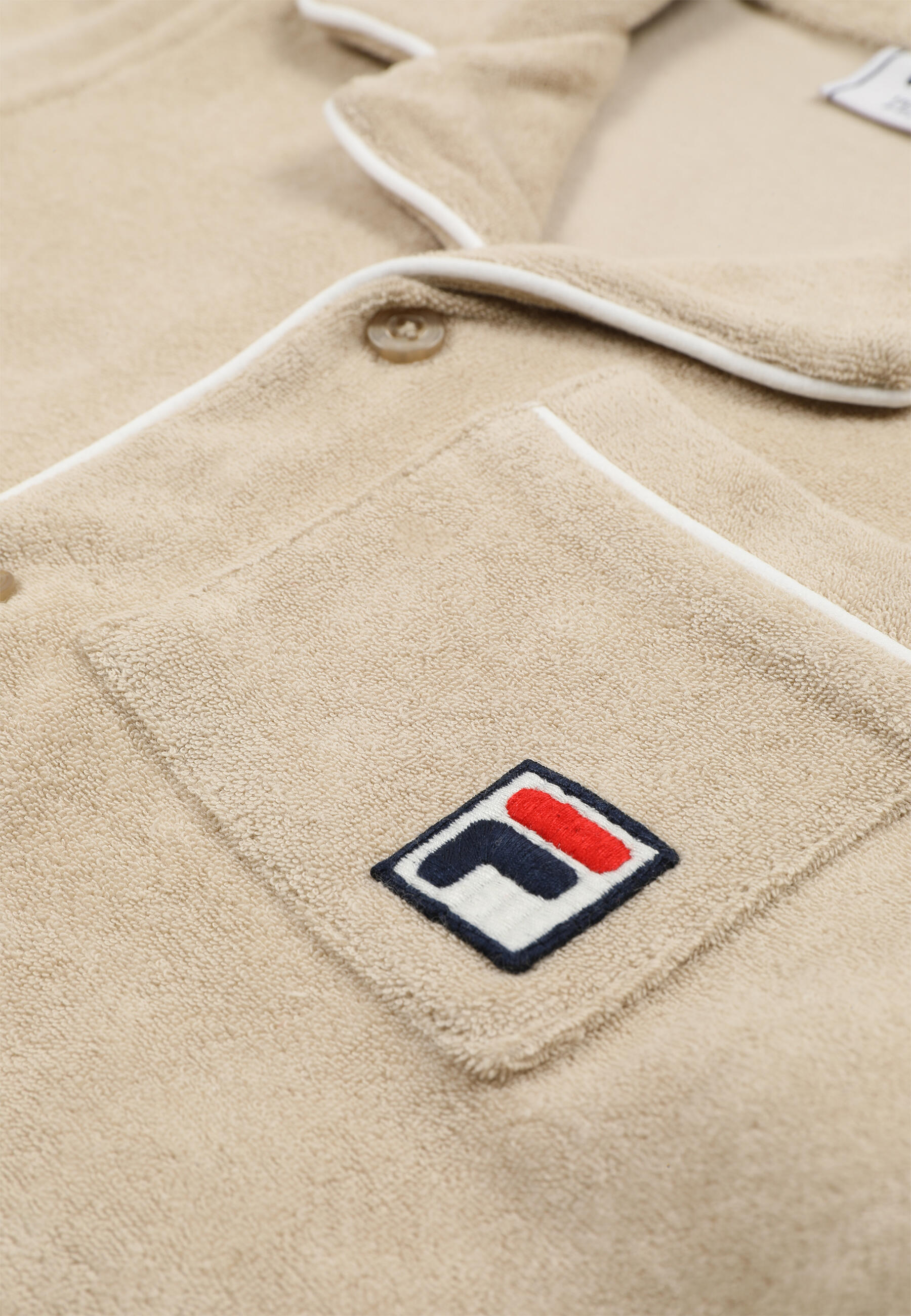 FILA Apparel CALCI entspanntes Frottee-Resort-Hemd 3/3