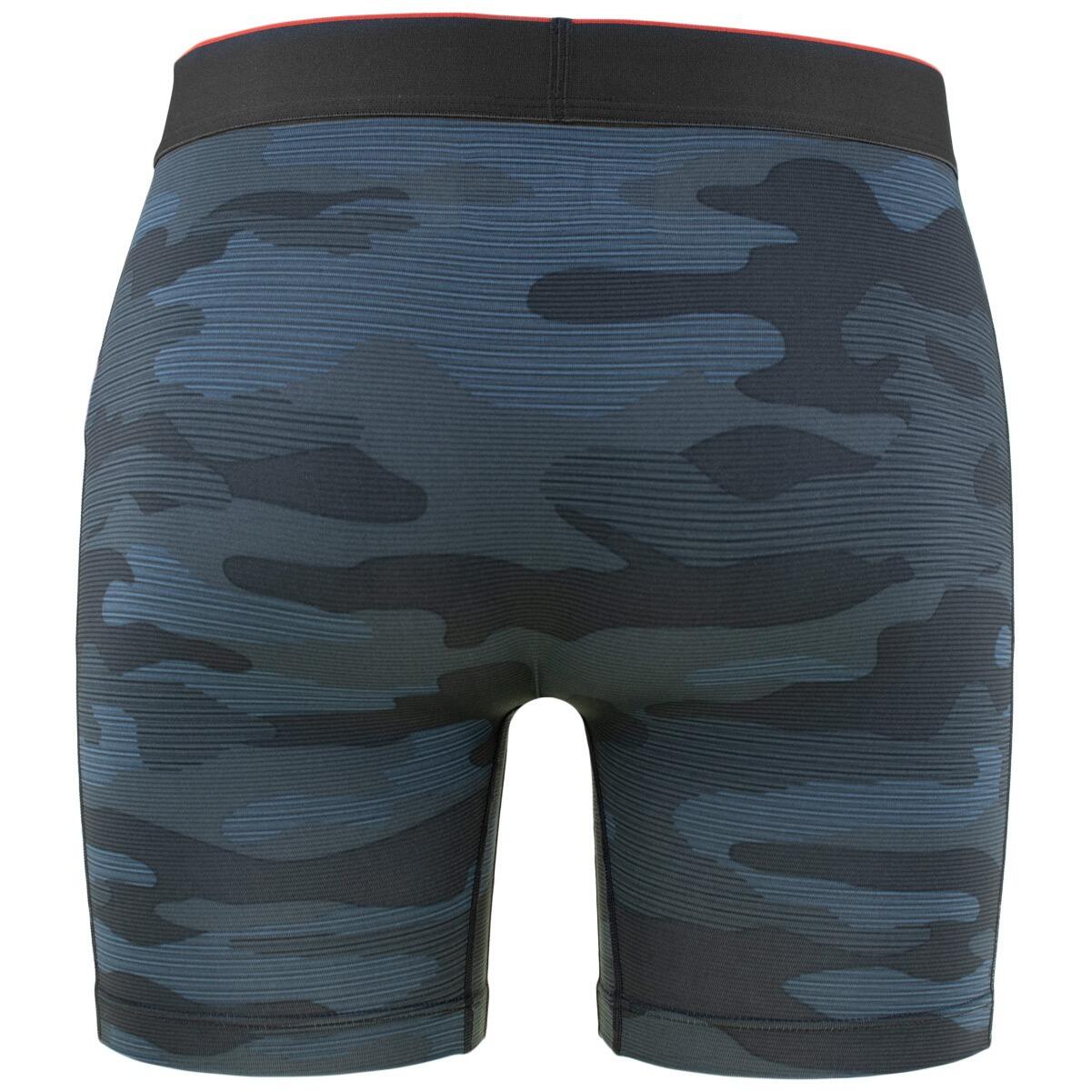 Multi-Sport Heren Multi Sport Mesh Microfiber Boxer Camo Zwart & Blauw 6/6