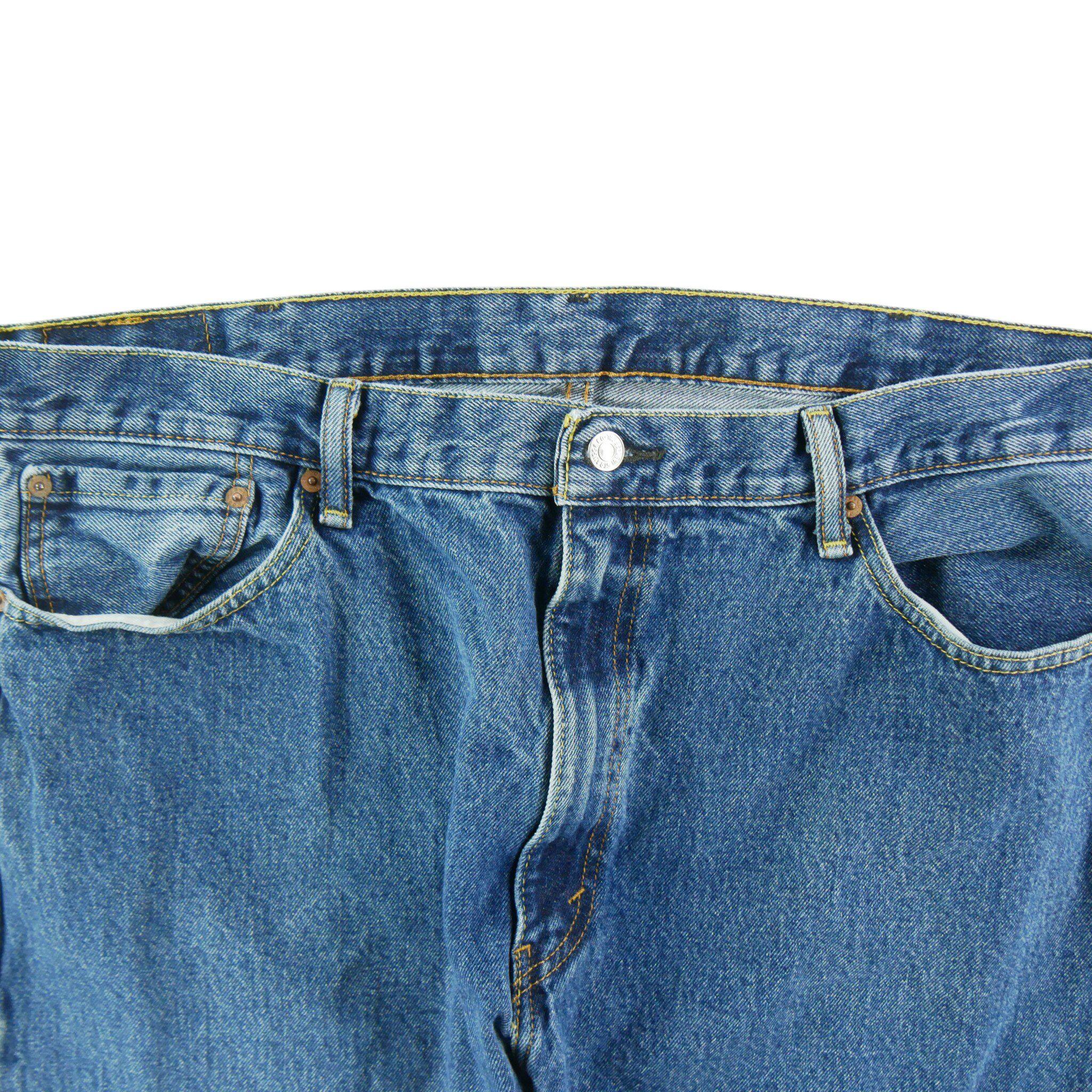 Calça jeans masculina Levi Strauss 505 regular W42/L29 3/7