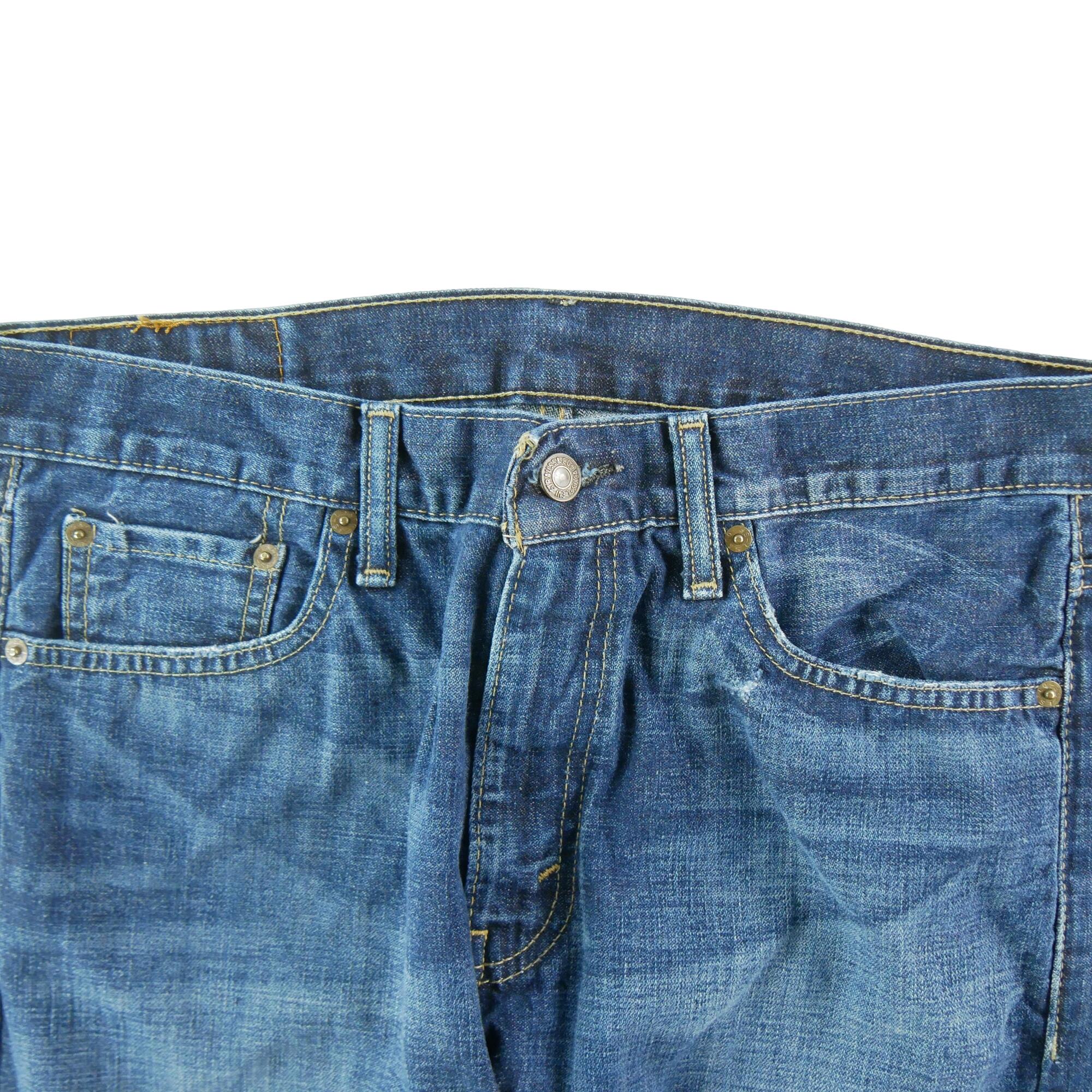 Segunda vida - Calça jeans masculina Levi Strauss 513 - Em muito bom estado 3/7