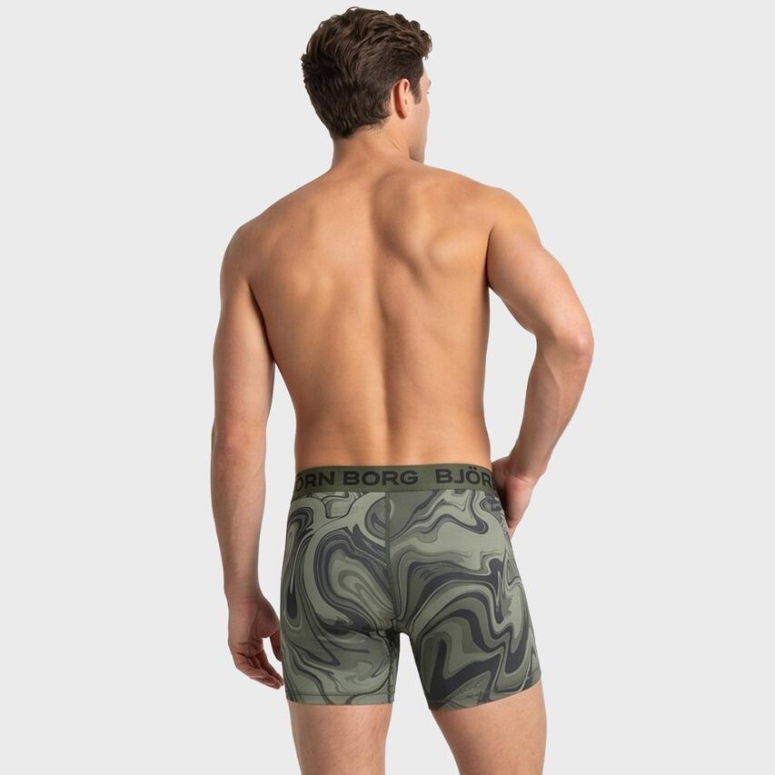 Multi-Sport Heren Sports 5-Pack Microfiber Boxers Basic Print Multi III 3/7
