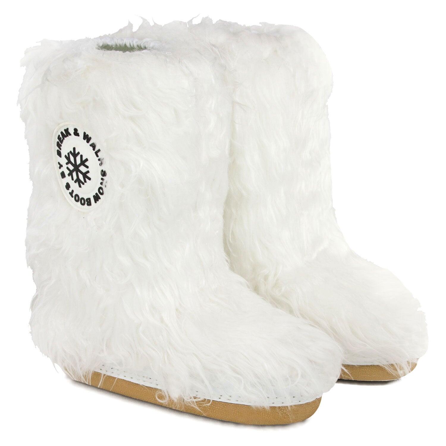 Botas de Nieve con Pelo Blanco Break&Walk 2/2