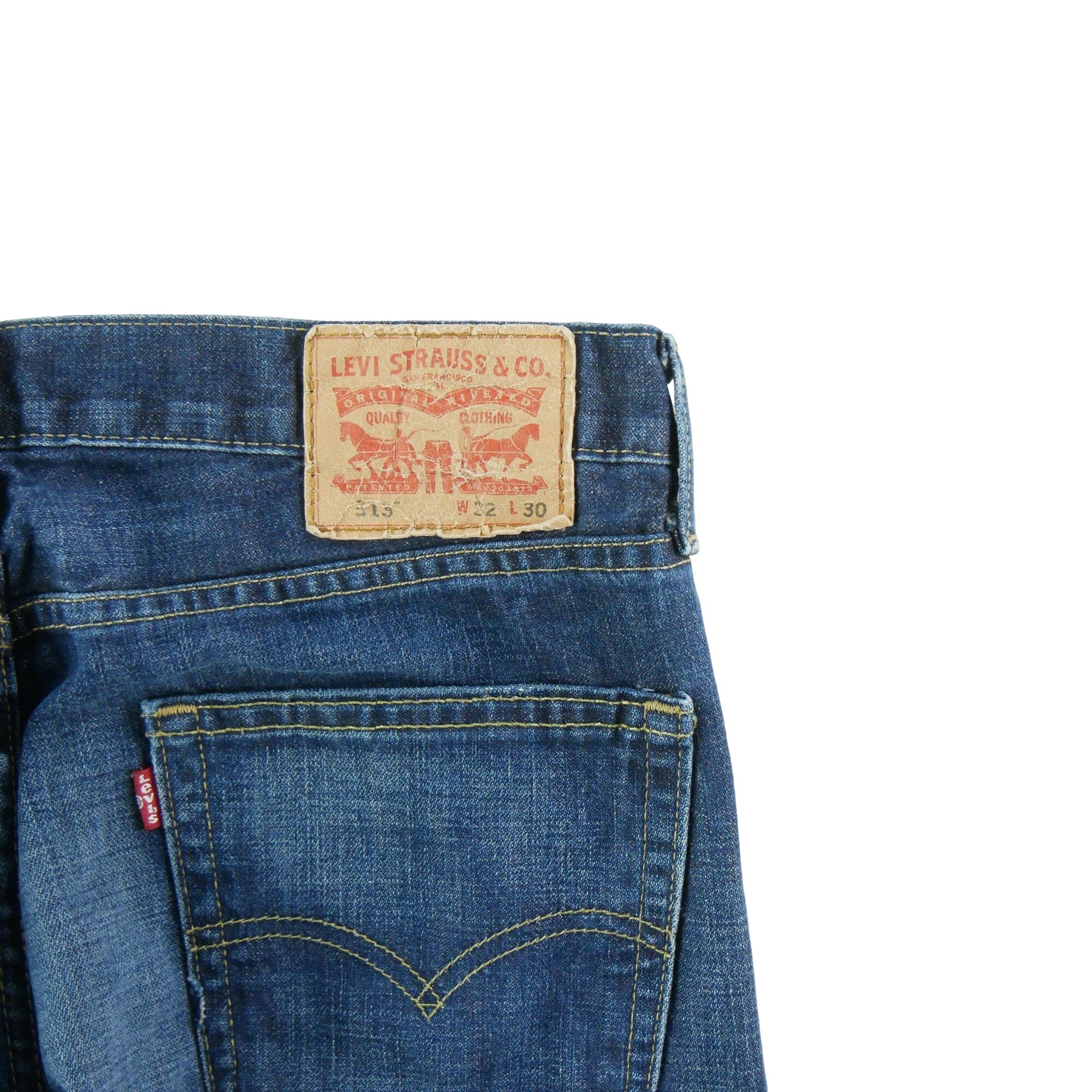 Segunda vida - Calça jeans masculina Levi Strauss 513 - Em muito bom estado 7/7