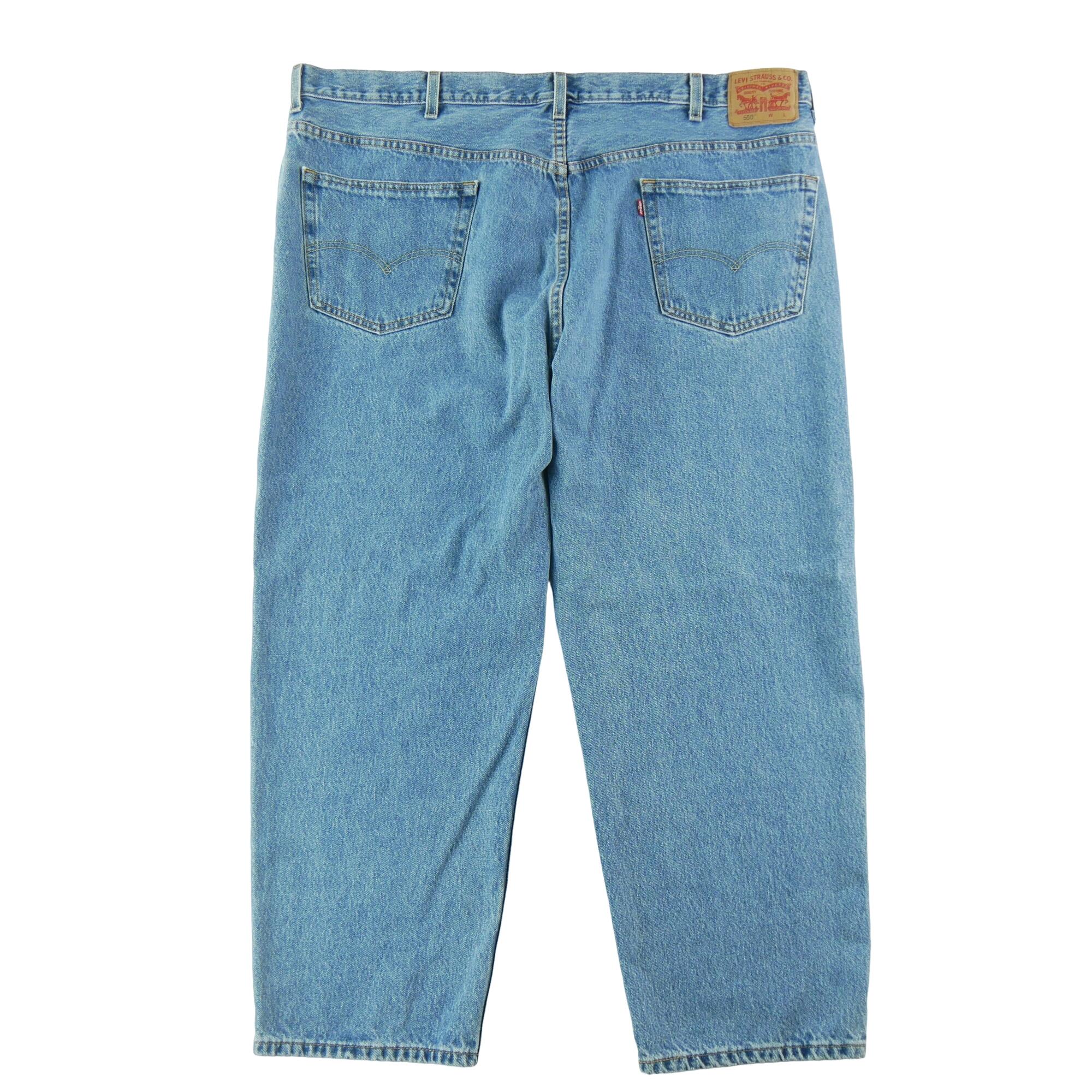 Segunda vida - Calça jeans masculina Levi Strauss 559 Relaxed W48L29 - Como novo 2/7