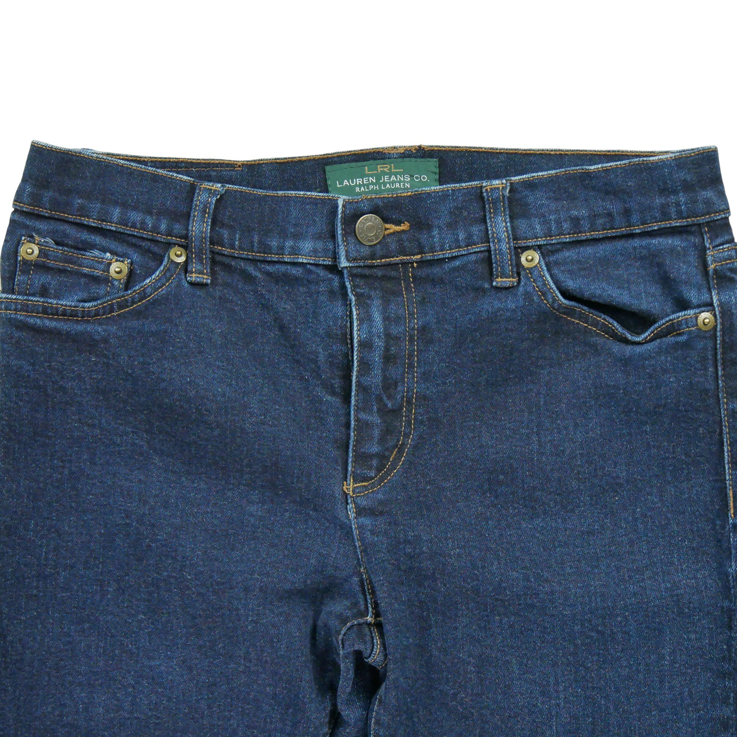 Refurbished - Damen Straight Leg Jeans in Raw Blue - Wie neu 3/7