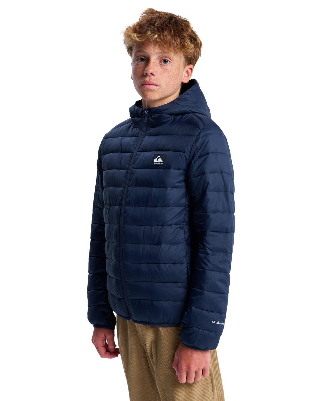 Isolatiejack met capuchon SCALY Blau Jongens 8-16 3/4