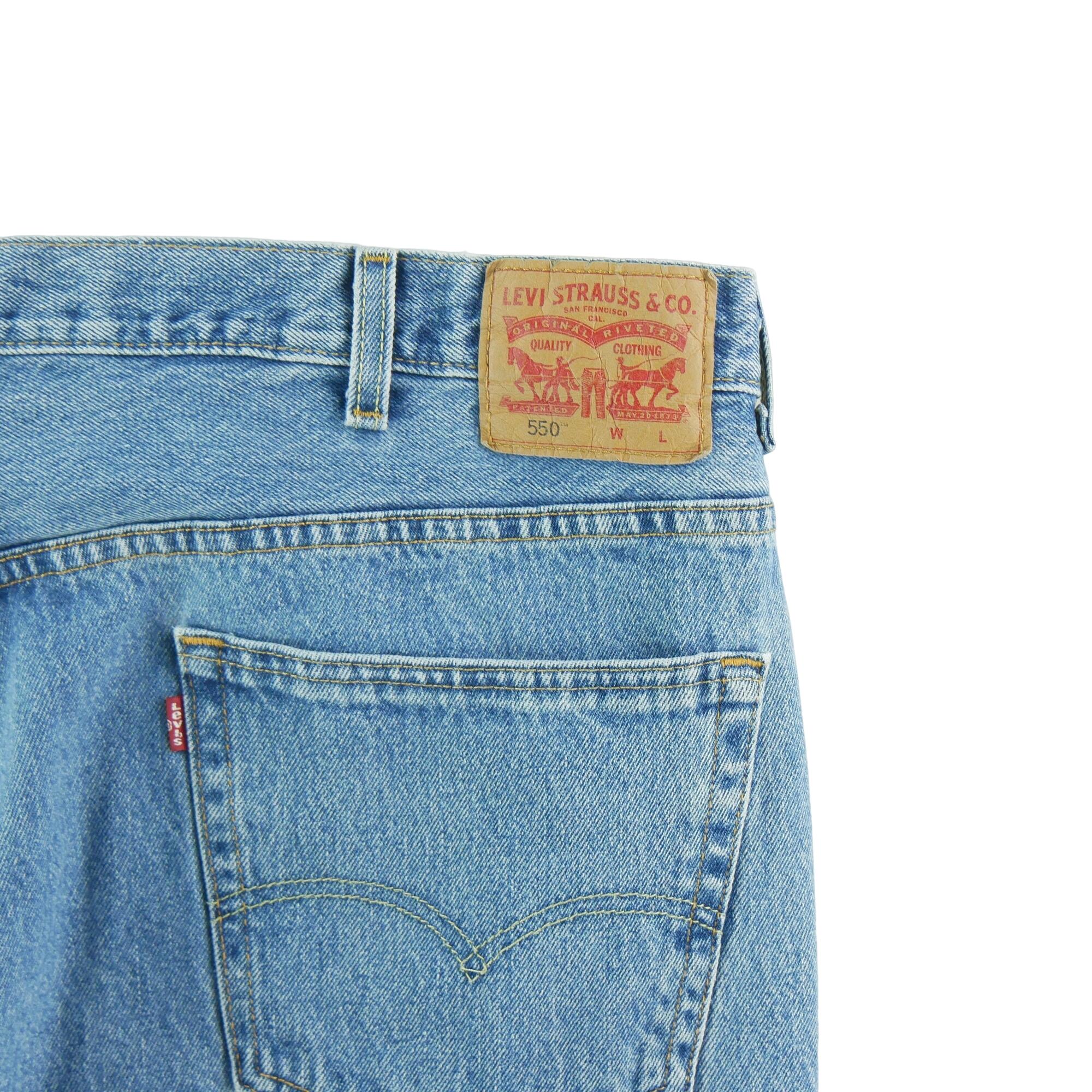 Segunda vida - Calça jeans masculina Levi Strauss 559 Relaxed W48L29 - Como novo 7/7
