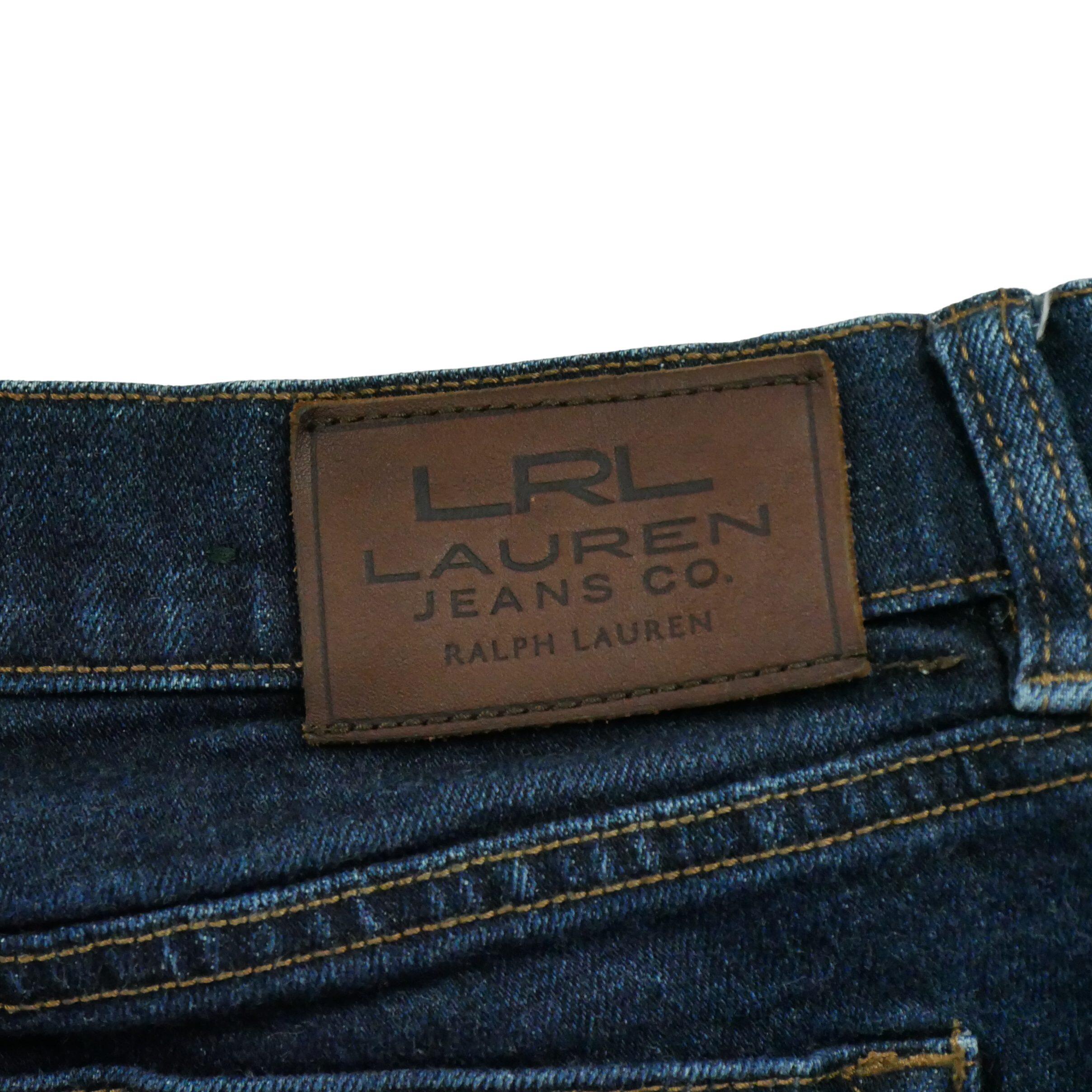 Refurbished - Damen Straight Leg Jeans in Raw Blue - Wie neu 6/7