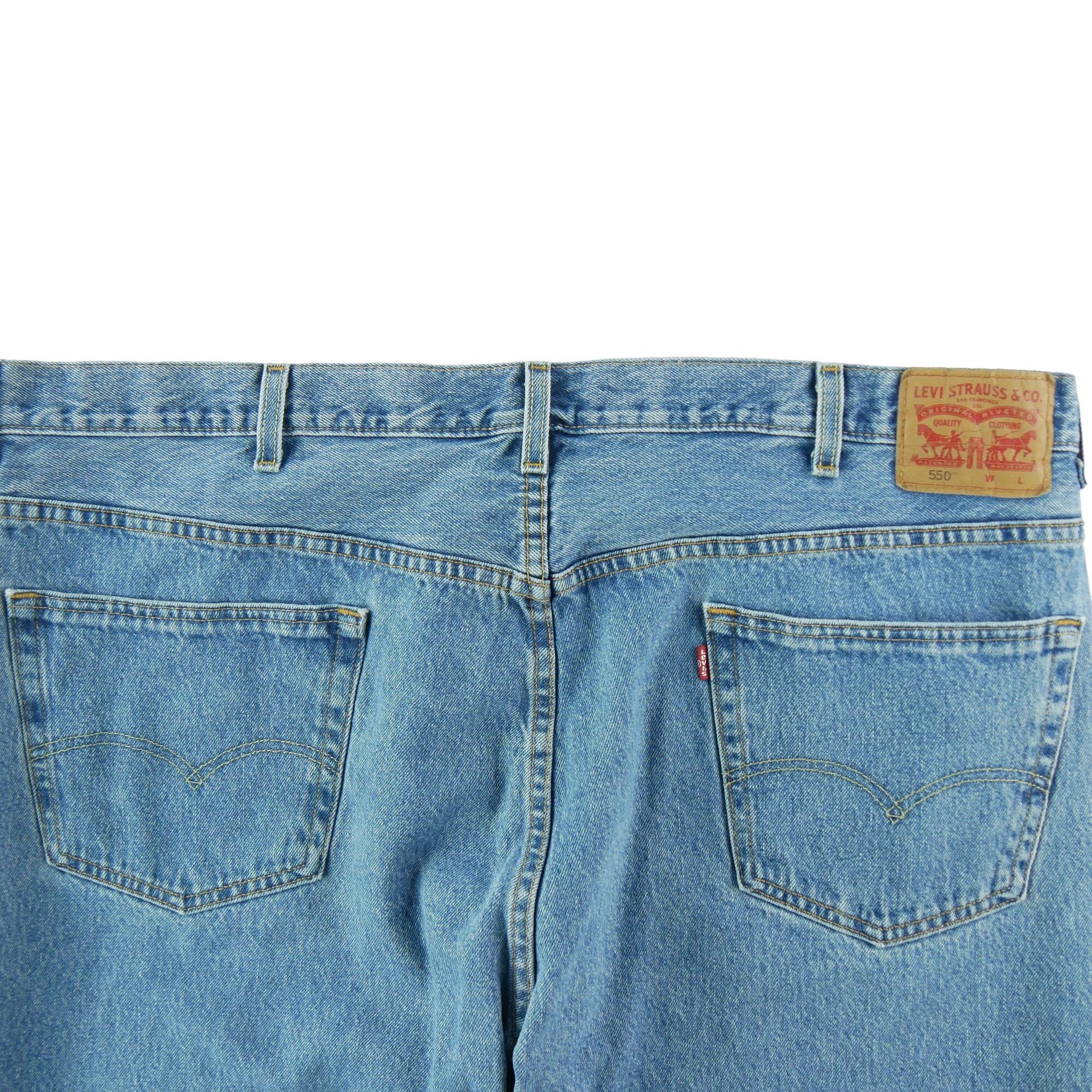 Segunda vida - Calça jeans masculina Levi Strauss 559 Relaxed W48L29 - Como novo 4/7