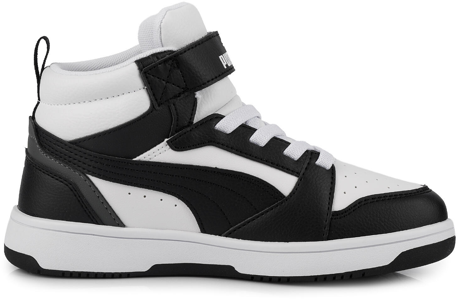 Dziecięce buty sneakersy sportowe wysokie PUMA REBOUND V6 Mid AC+ PS 393832-01 3/7