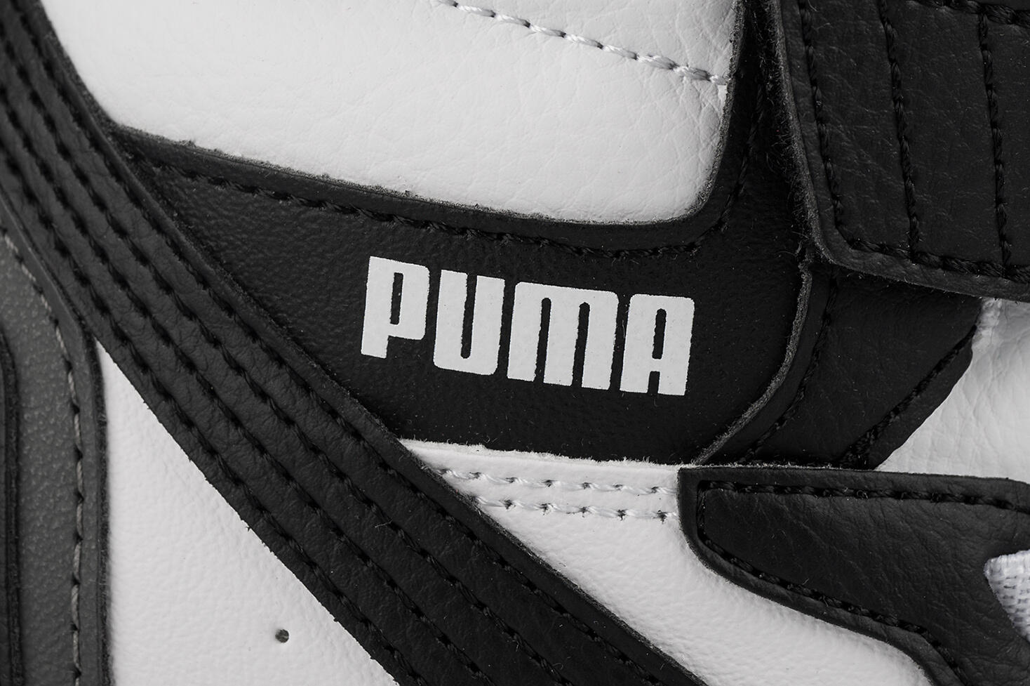 Dziecięce buty sneakersy sportowe wysokie PUMA REBOUND V6 Mid AC+ PS 393832-01 6/7