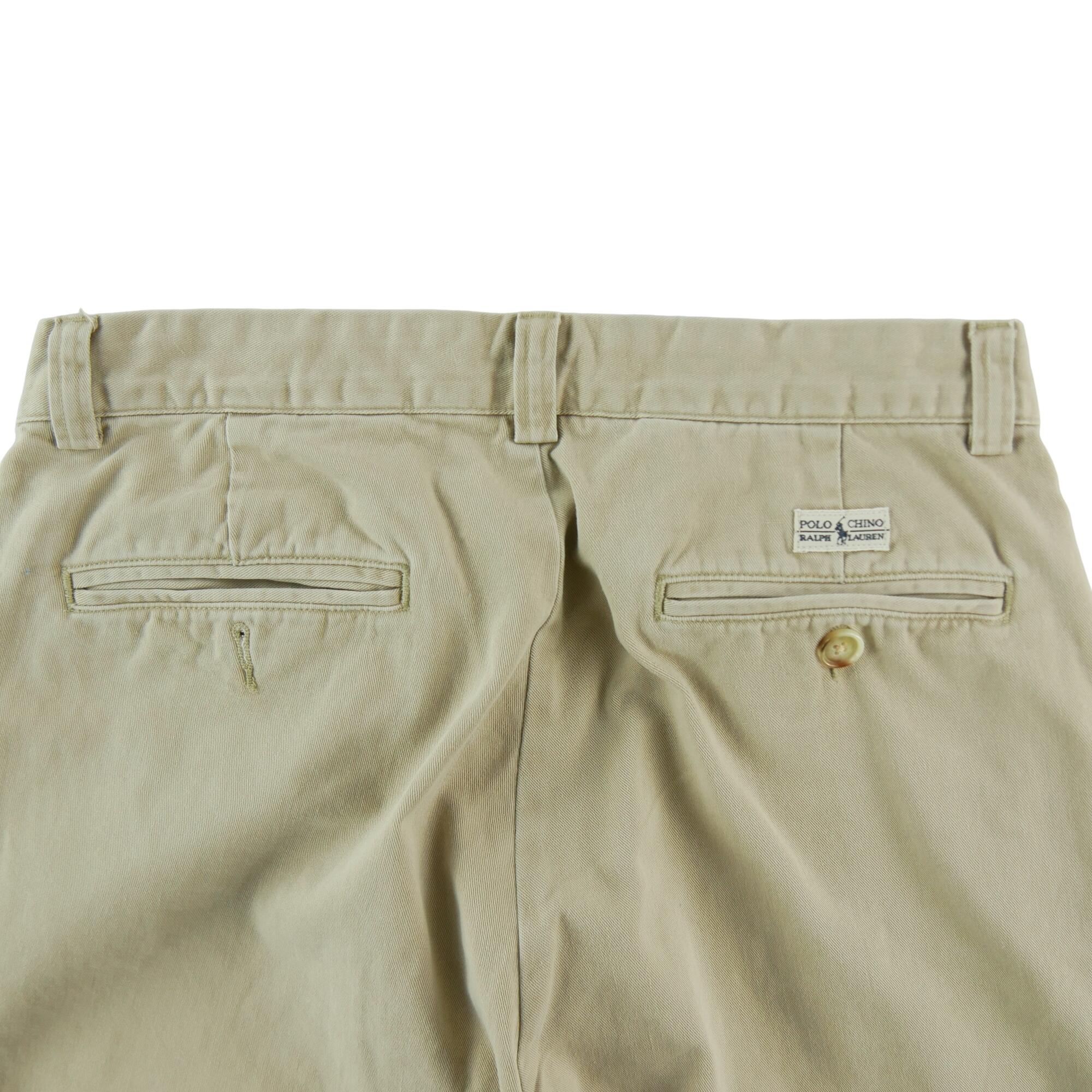 Segunda vida - Polo Ralph Lauren Calça Masculina Philip 31/30 Bege - Como novo 4/7