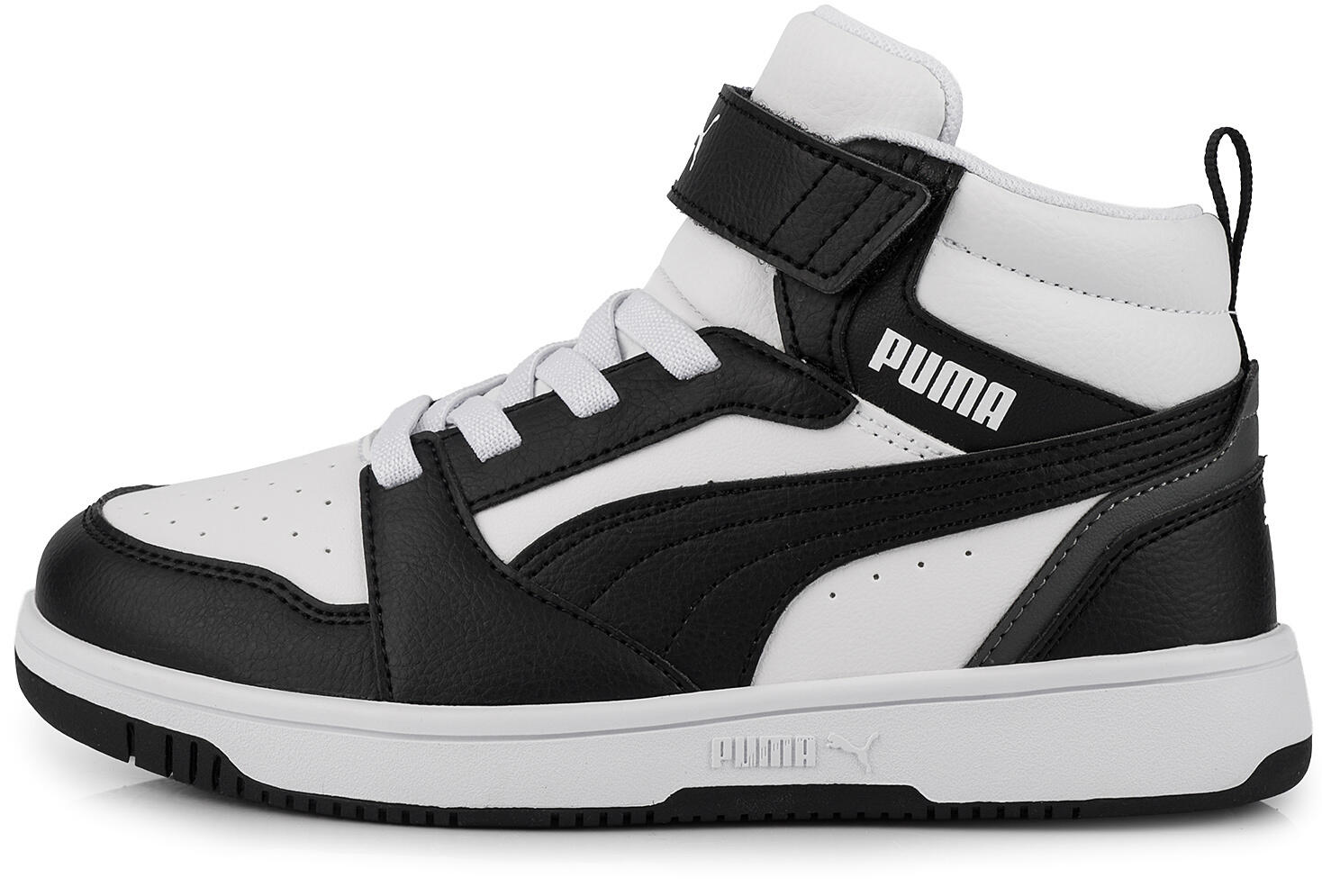 Dziecięce buty sneakersy sportowe wysokie PUMA REBOUND V6 Mid AC+ PS 393832-01 2/7