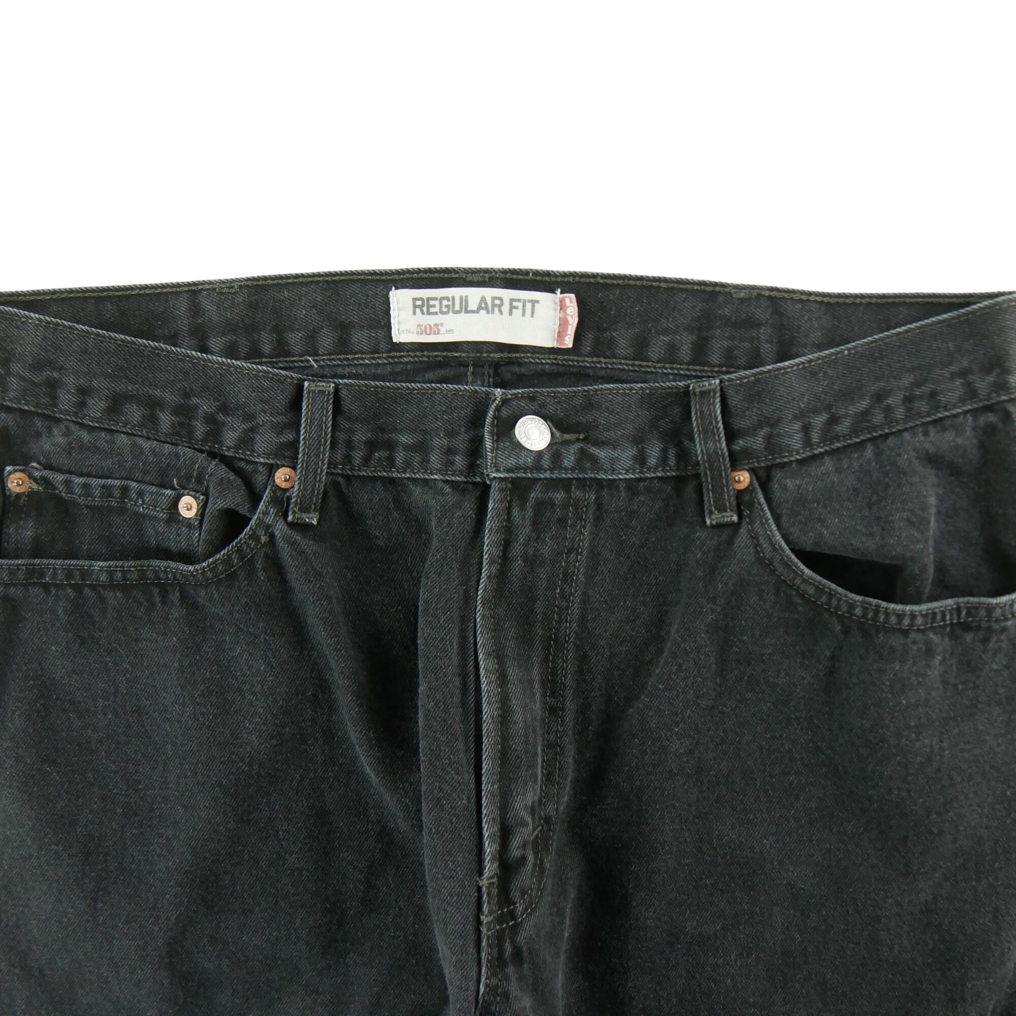 Levi Strauss Calça Jeans Masculina 505 Regular W38 L32 3/7