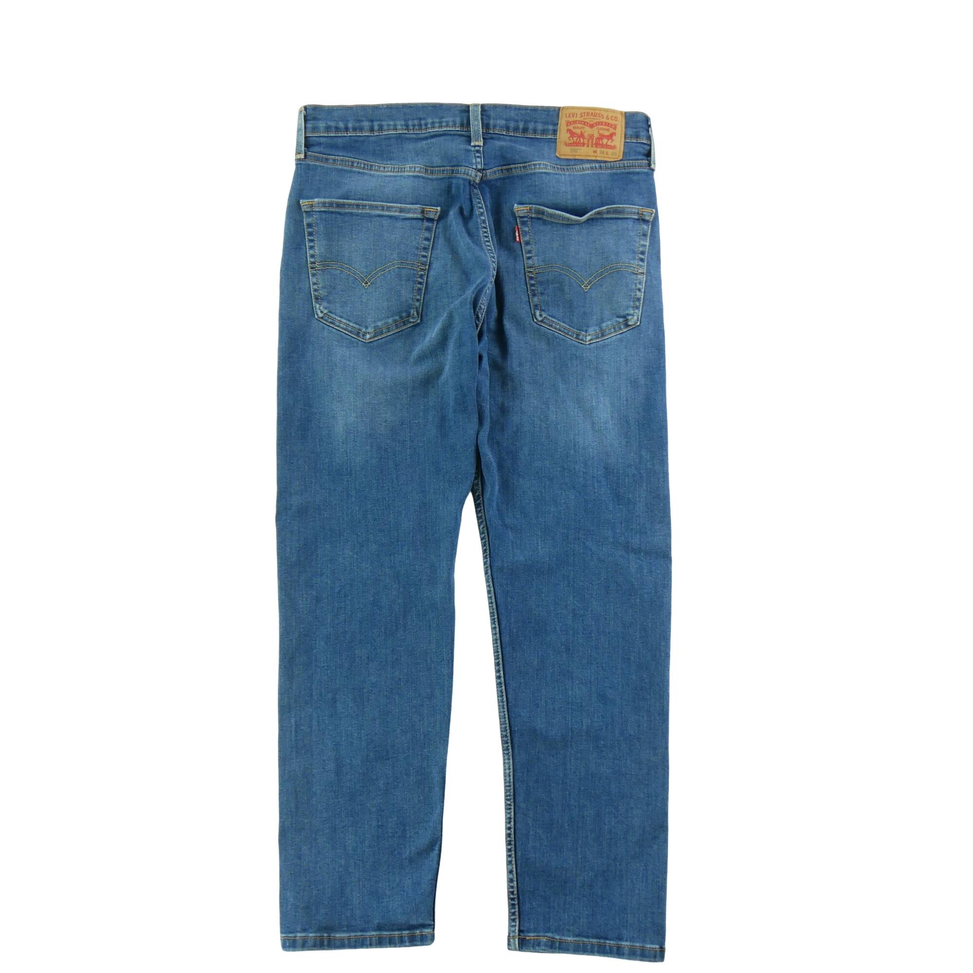 Segunda vida - Calça jeans masculina Levi Strauss 502 regular taper - Como novo 2/7