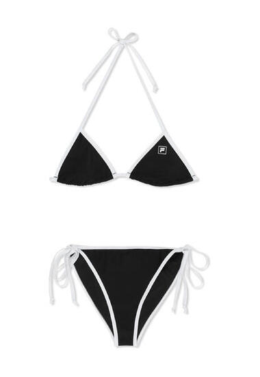 CINQUALE contrast binding triangle bikini