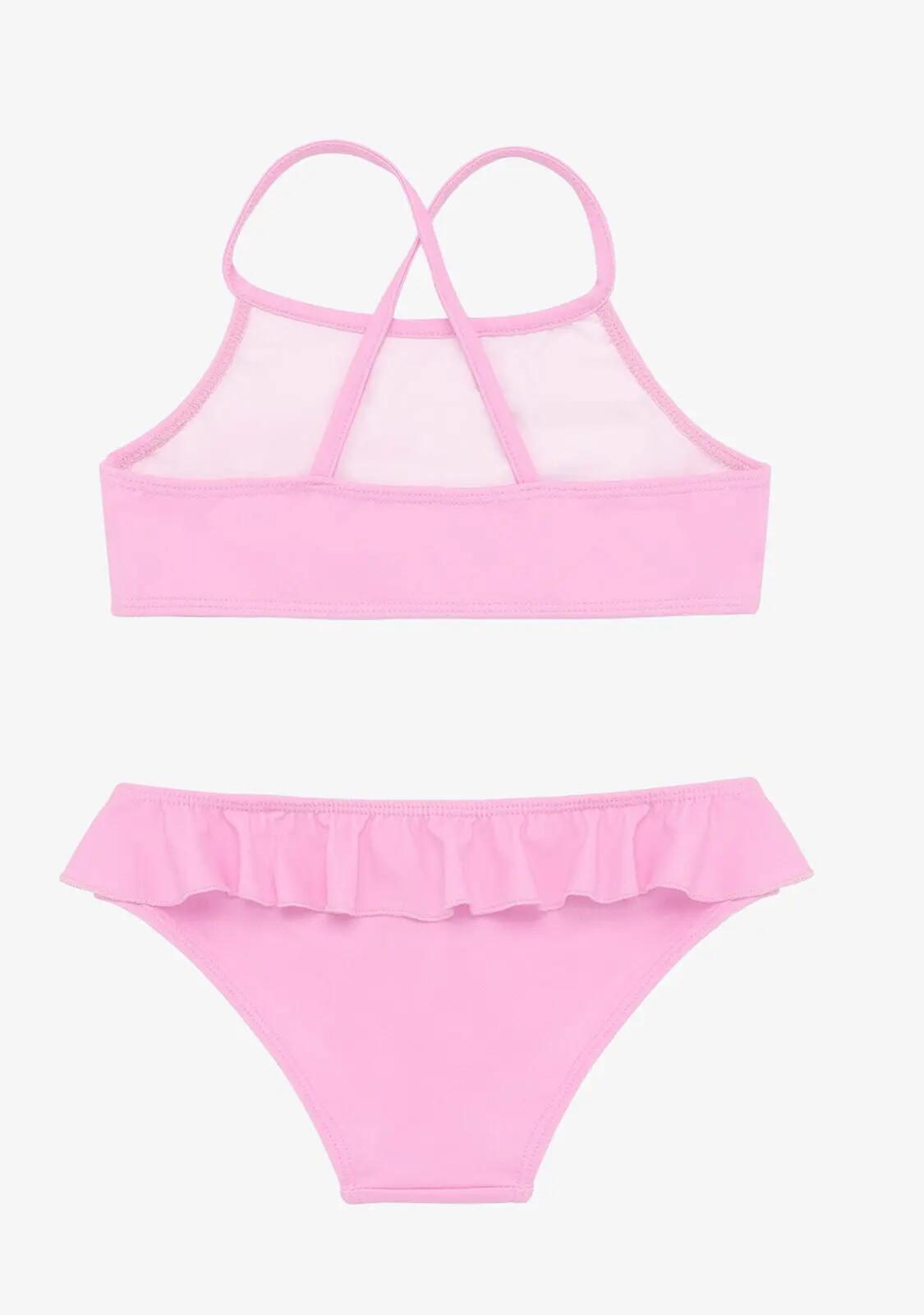 Bikini de Niña Volante Rosa 2/4