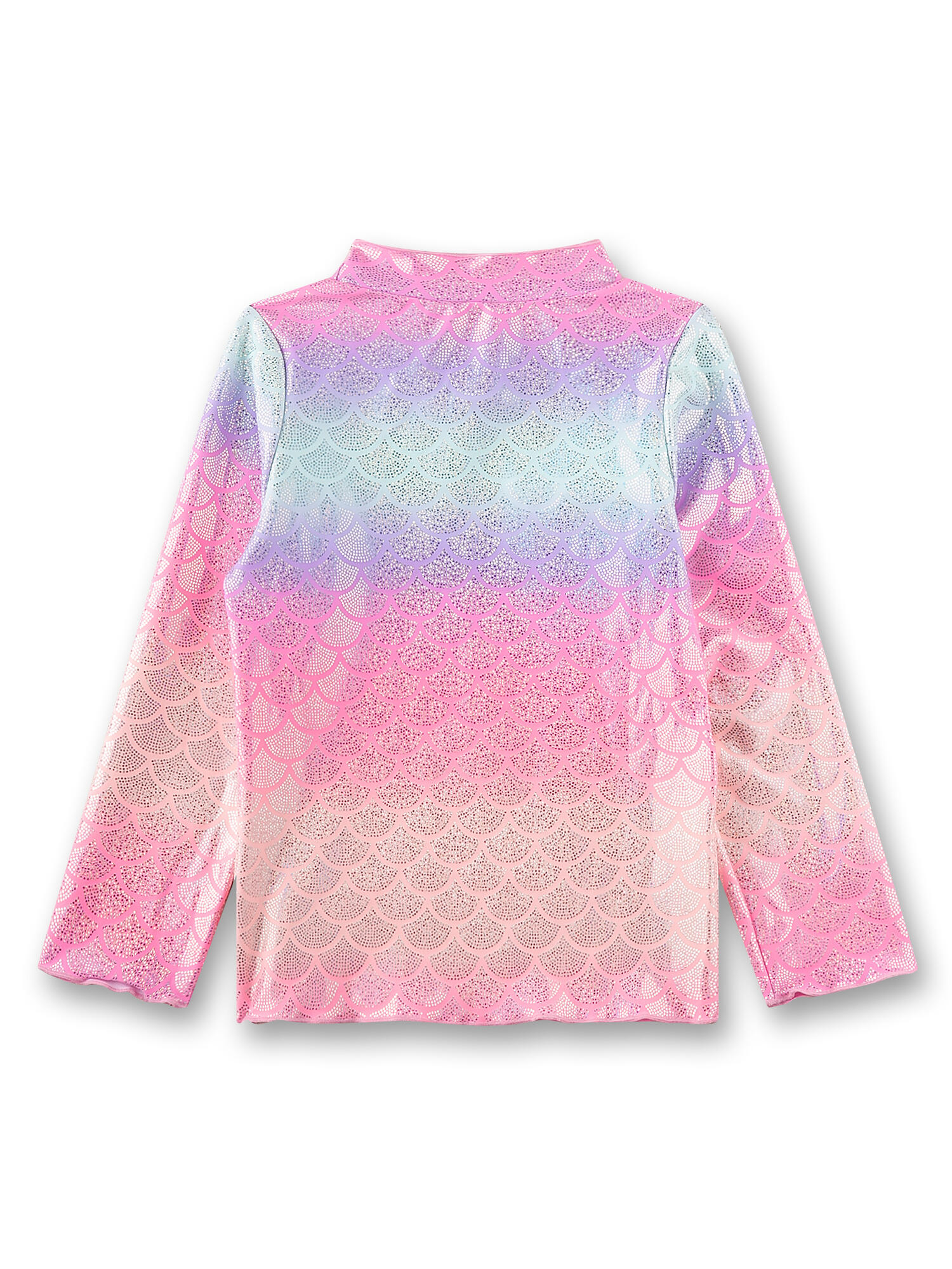 T-shirt de bain anti-UV manches longues sirène pour fille 2/3