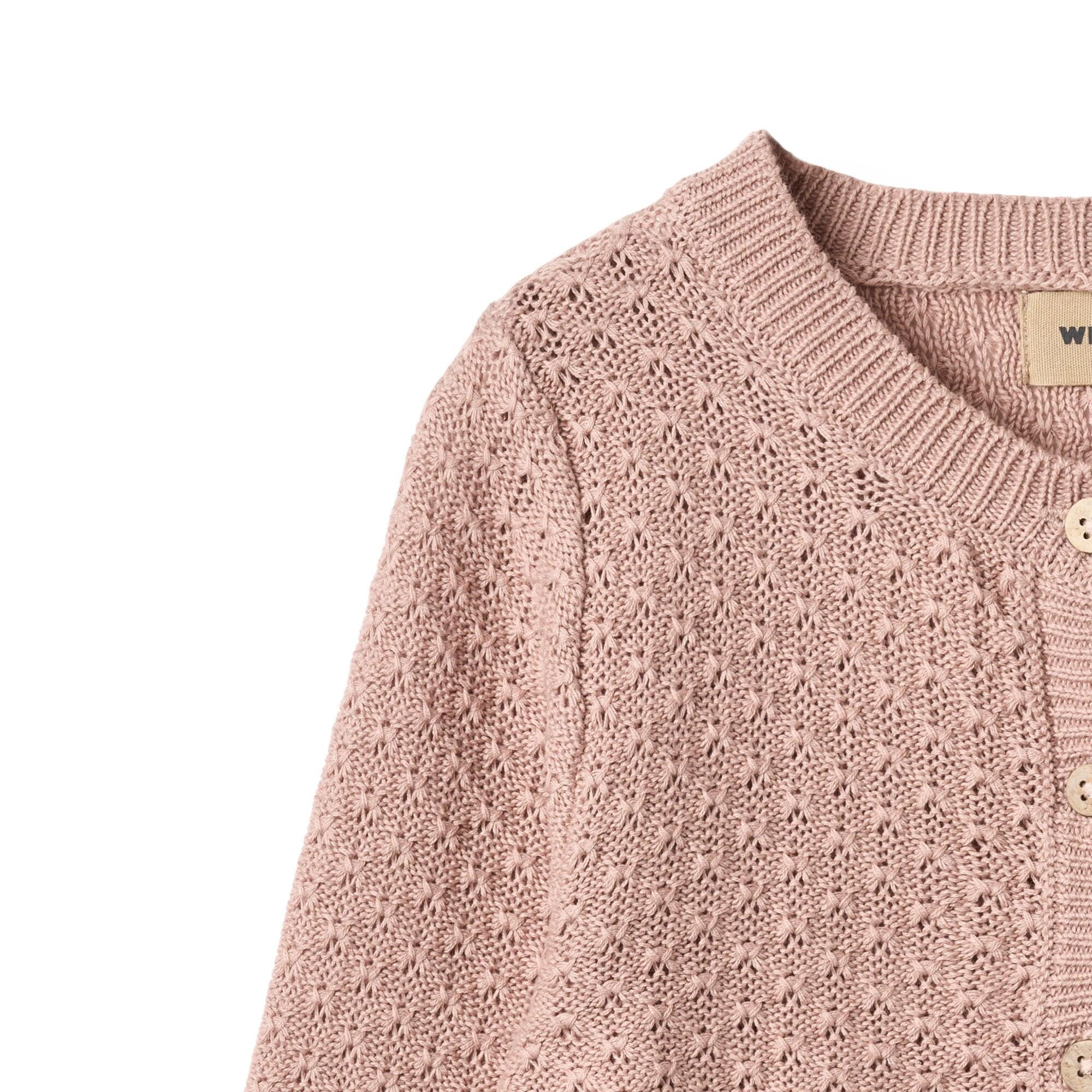 Mädchen Strickjacke Magnella rose powder 3/5