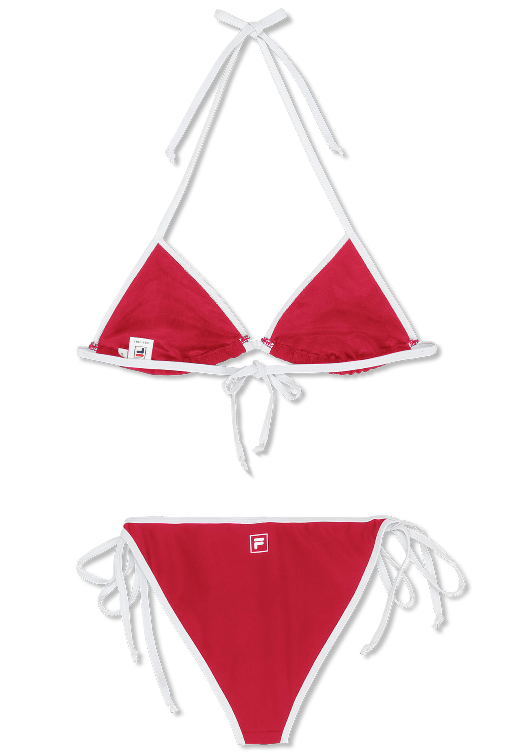 Haut de maillot de bain triangle FILA Apparel CINQUALE avec liseré contrastant 2/3