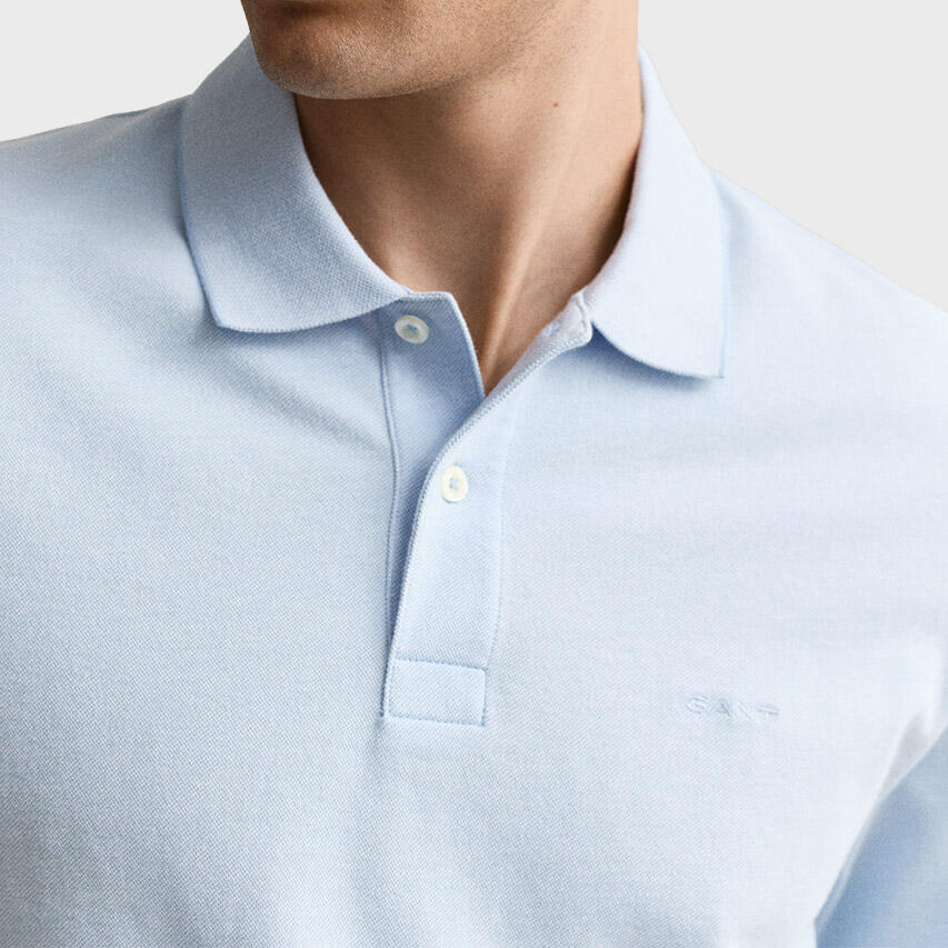 Heren Polo Shirt 2 Tone Blauw II 5/5