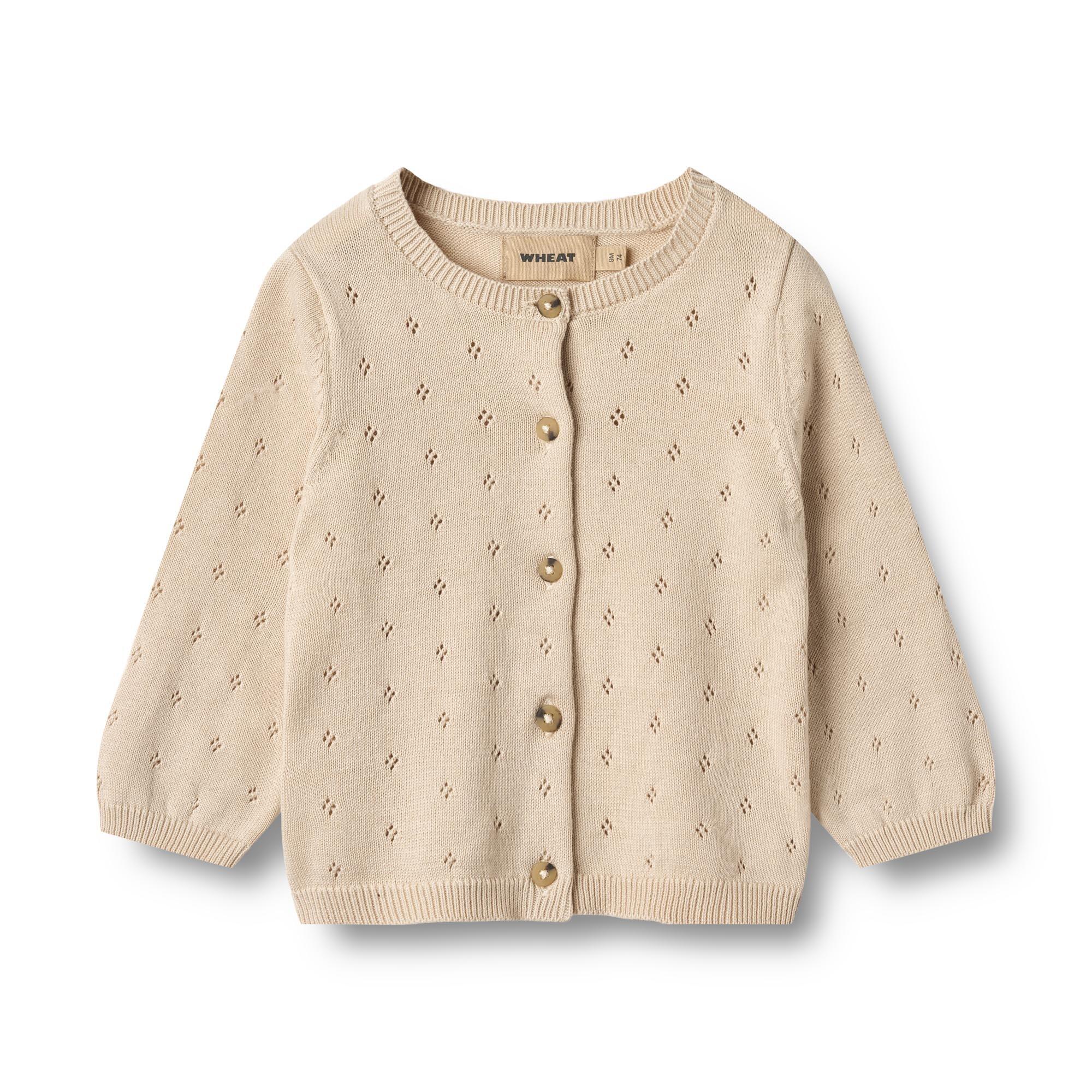 Cardigan lavorato a maglia per neonati Maia 1/5