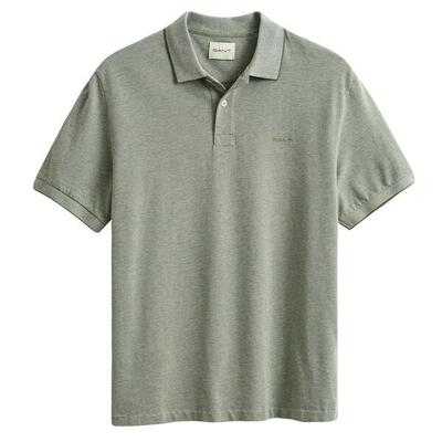 Heren polo shirt 2 tone groen