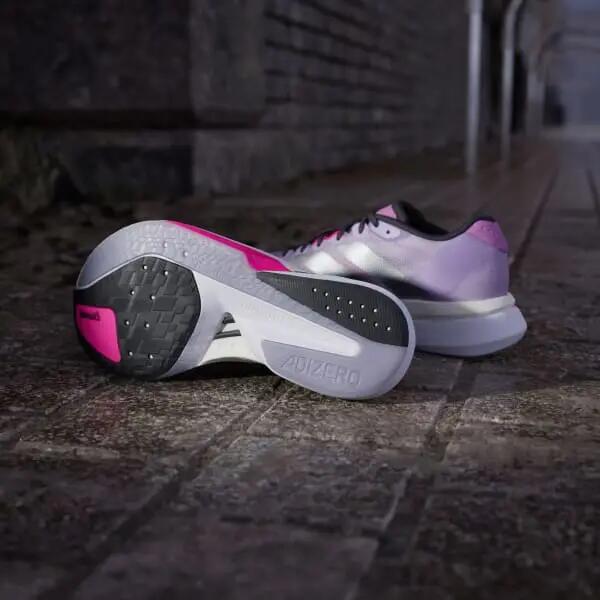 Zapatillas de running adidas adizero boston 13 Violeta 3/8