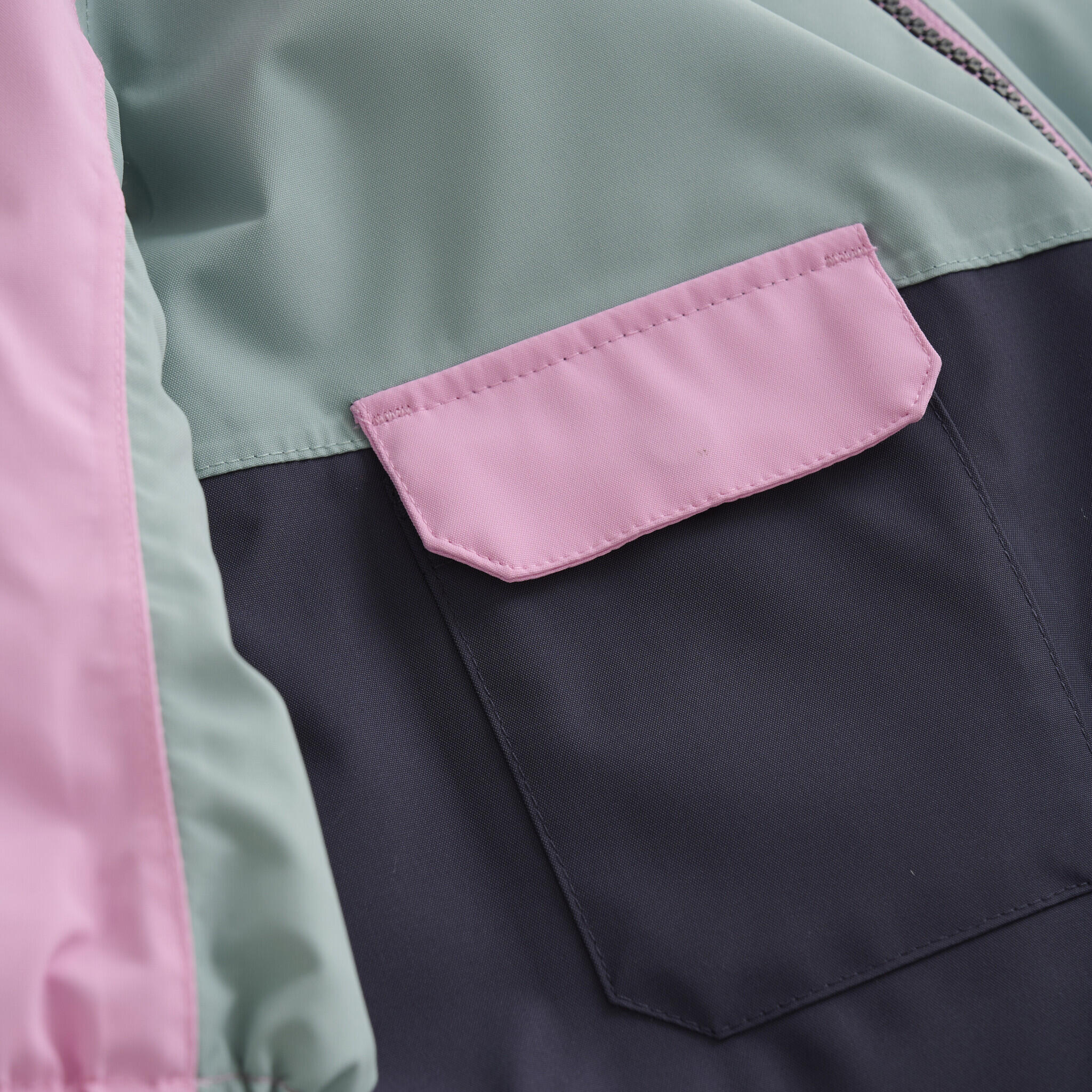 Kleinkinder Schneeoverall Colorblock Bonbon 5/5