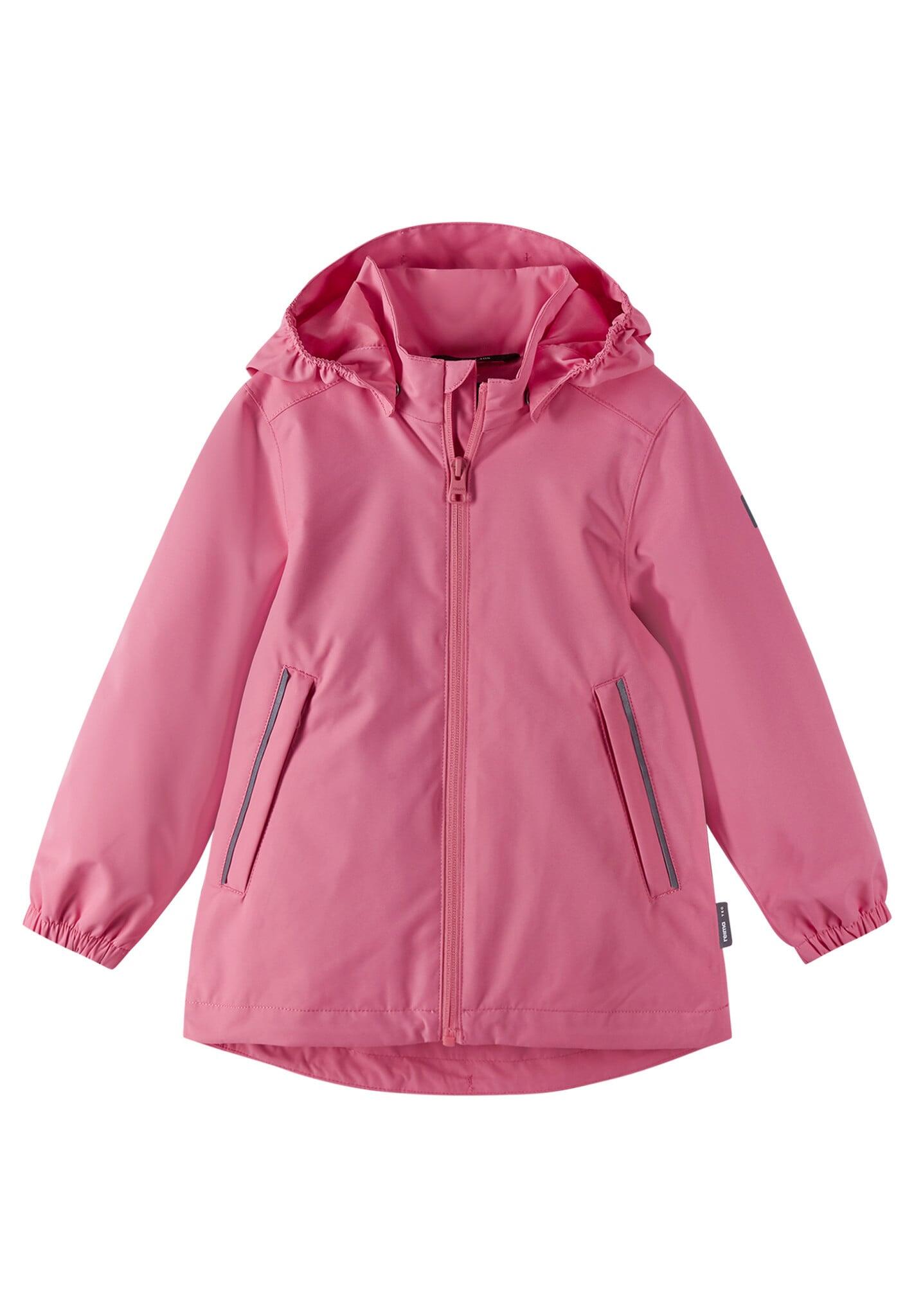 Giacca da pioggia per ragazze Tec Anise Sunset Pink 1/5