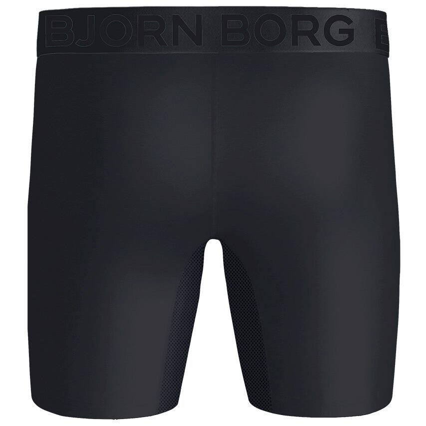 Multi-Sport Heren Sports 2-Pack Microfiber Long Boxers Zwart 3/3