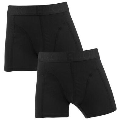 Multi-sport kids sports 2-pack microfiber boxers zwart