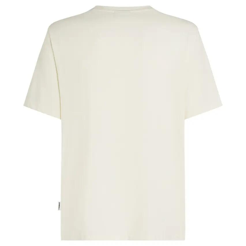 Heren O-hals Shirt Graphic Wit 5/5