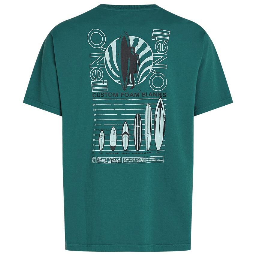 Heren O-hals Shirt Originals Vintage Graphic Groen 6/6
