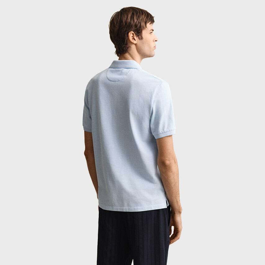 Heren Polo Shirt 2 Tone Blauw II 3/5