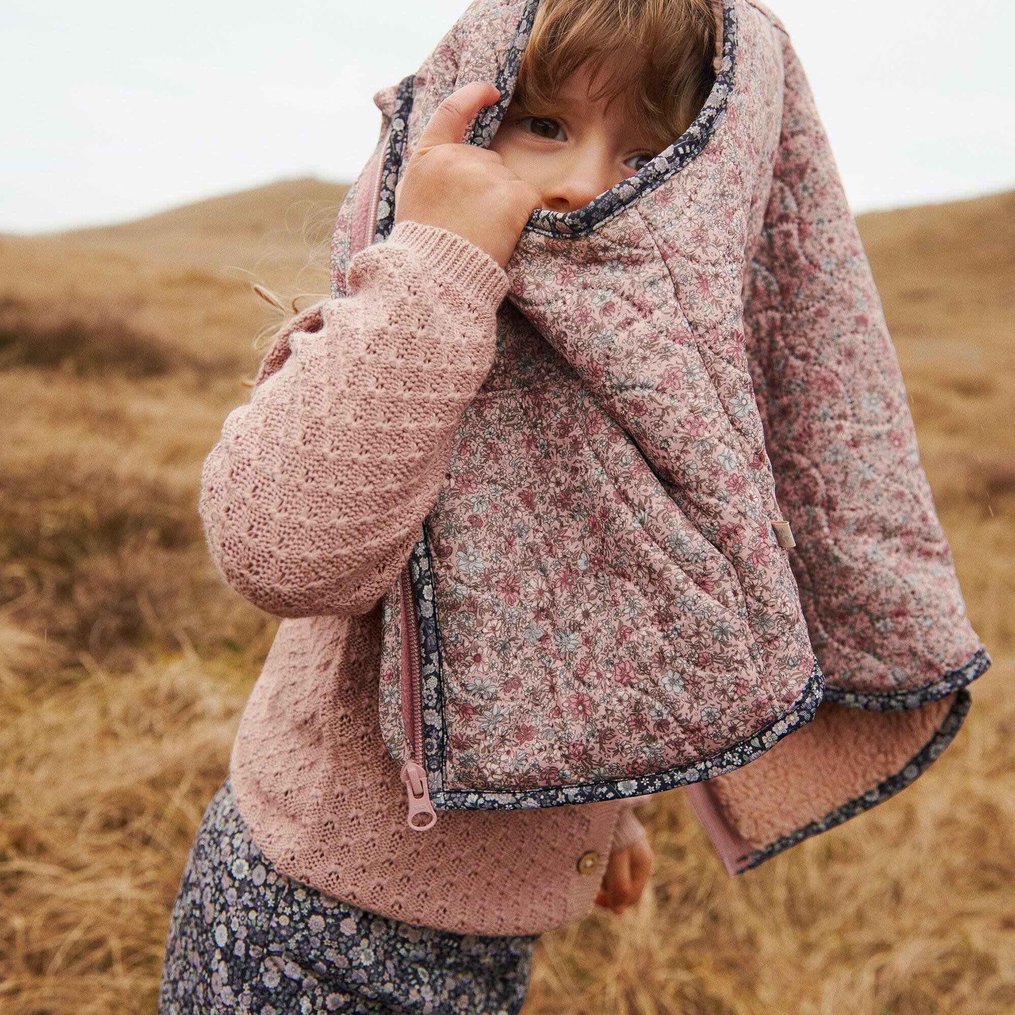 Mädchen Strickjacke Magnella rose powder 5/5