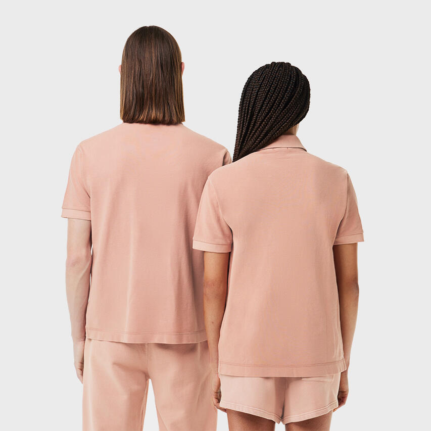 Unisex Polo Shirt Pique Roze 3/5