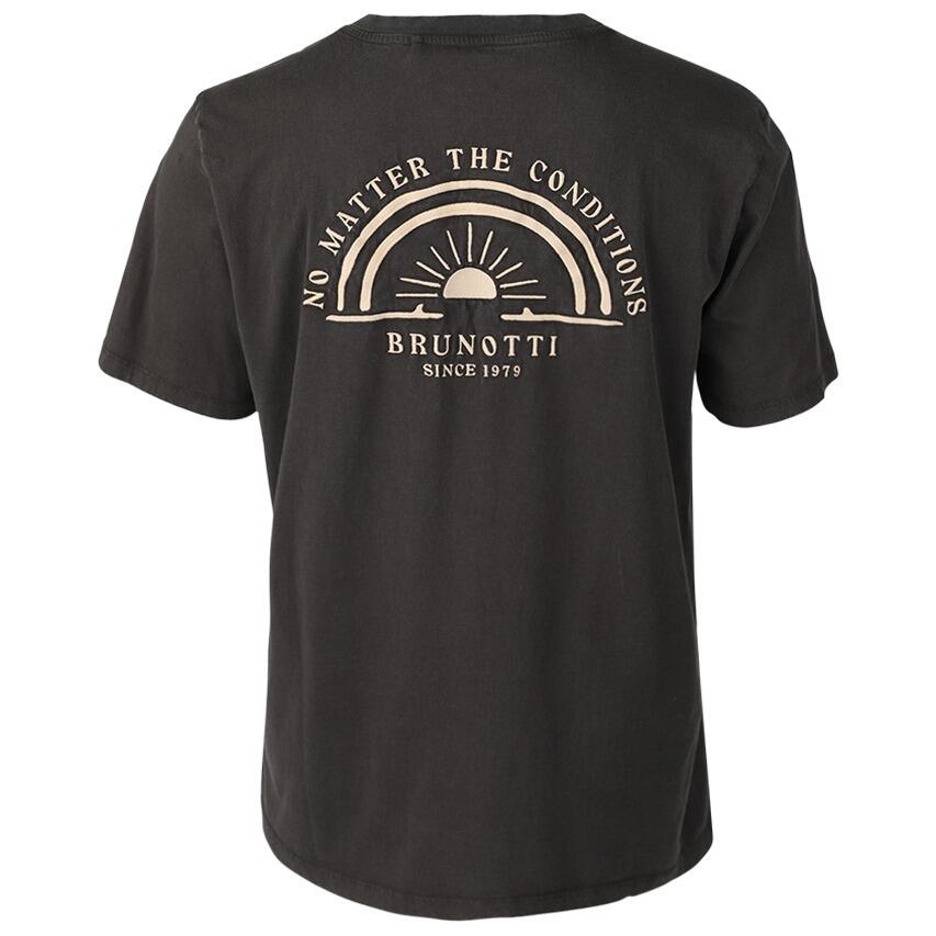 Heren O-hals Shirt Wandes Sunrise Zwart 5/7
