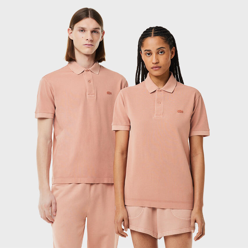 Unisex Polo Shirt Pique Roze 2/5