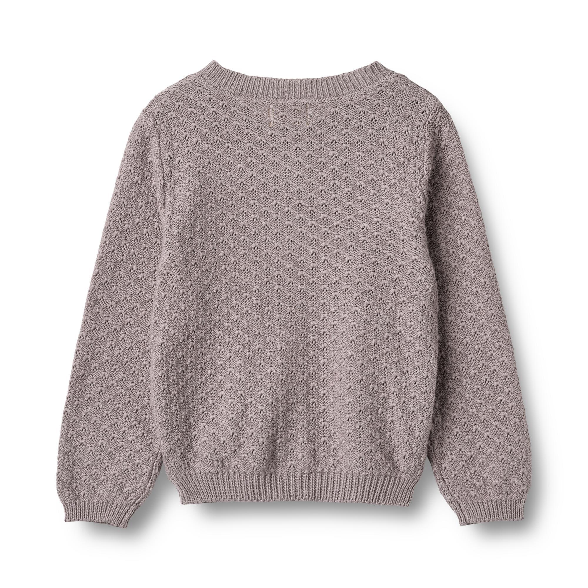 Mädchen Strickjacke Magnella dusty purple 2/5